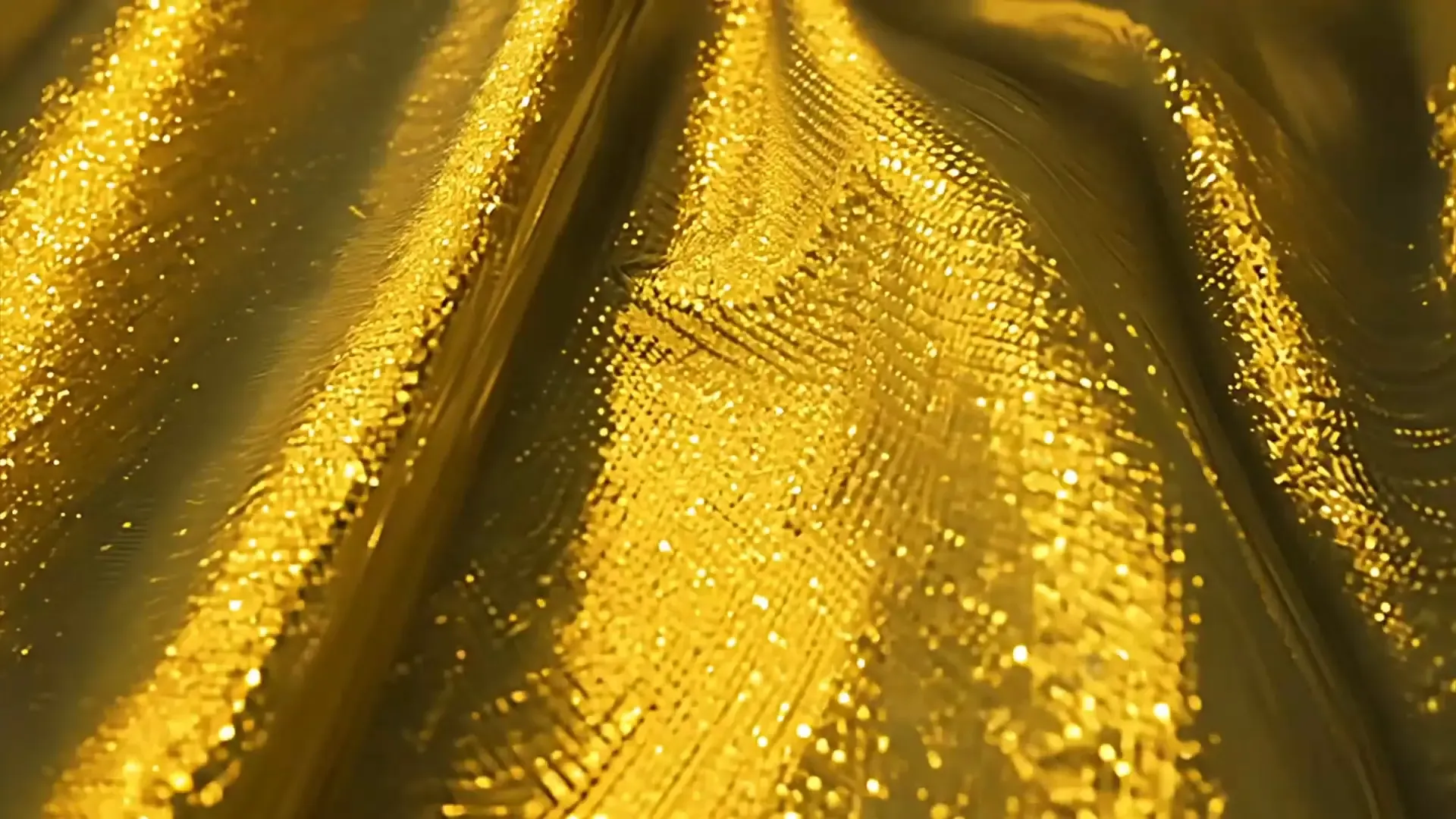 Luxurious Gold Fabric Wave Background for Branding